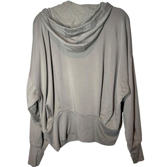 Athleta Balance Sweatshirt Sage Green Large Zip Up Hoodie Comfort Lounge Casual - Picture 9 of 10